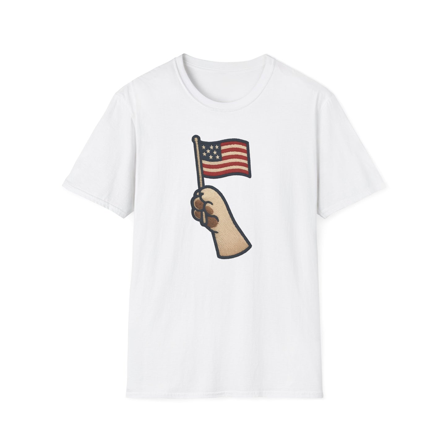 Patriotic Unisex T-Shirt with Flag Design, USA Pride Shirt, Everyday Wear, 4th of July Gift, Casual Style, American Flag Tee