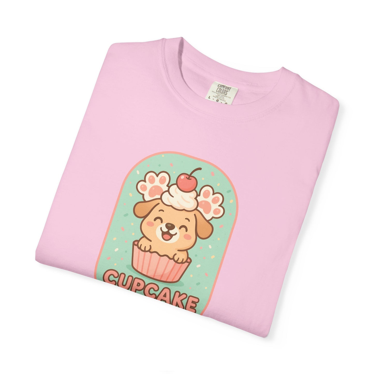 Cute Dog Cupcake Pawty Unisex T-shirt, Perfect for Animal Lovers, Pet Birthdays, Gifts, Casual Wear, Fun Gatherings, Dog Celebrations