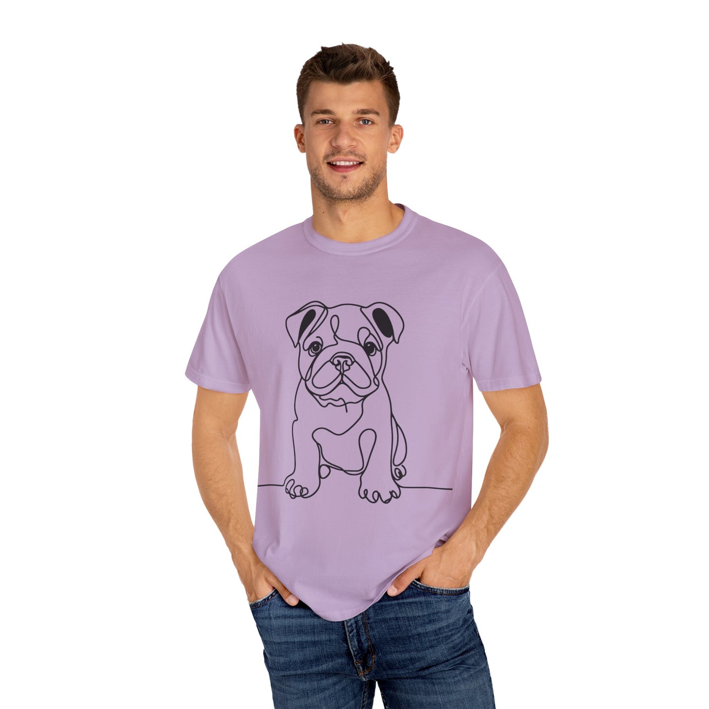 Adorable Bulldog Graphic Unisex T-Shirt