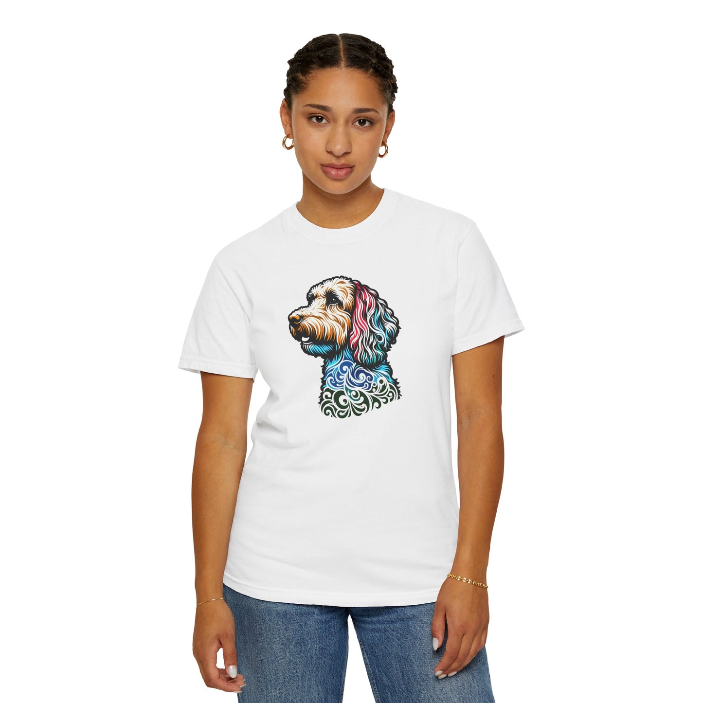 Labradoodle Love Tee – Color Splash Edition