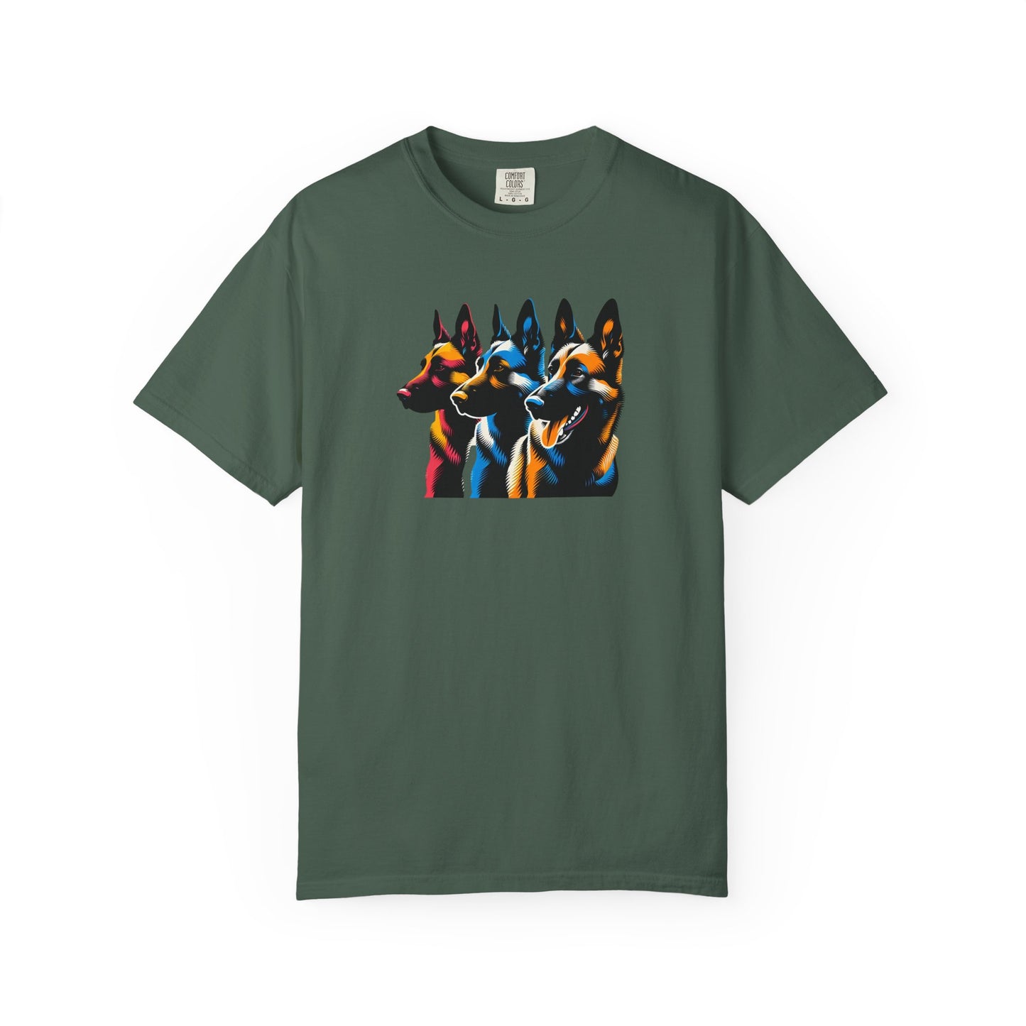 Colorful German Shepherd Unisex T-Shirt - Vibrant Dog Lover Tee