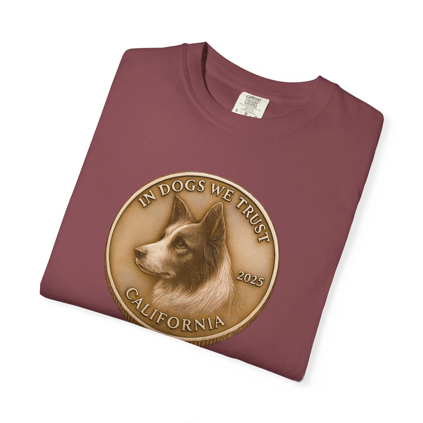 California State Coin T-Shirt Collection - Proud Dog Breed Illustrations