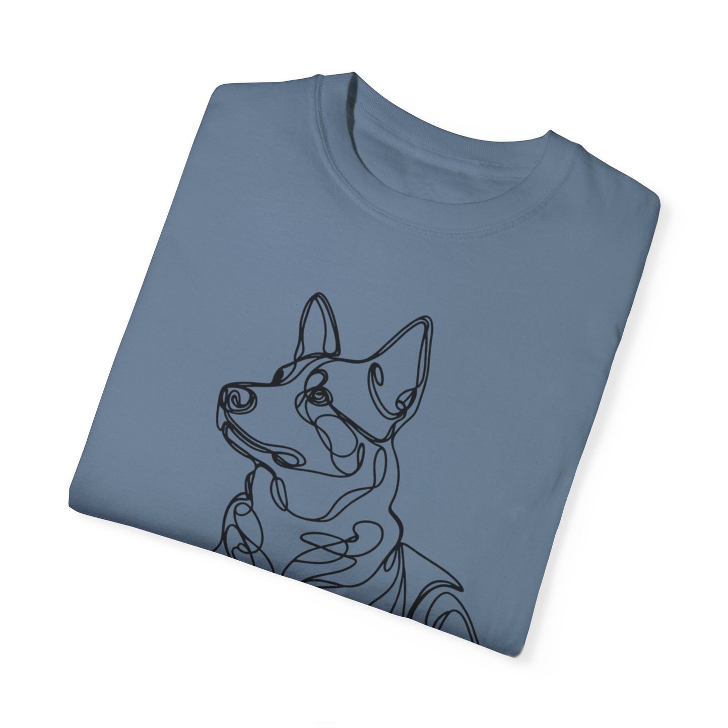 🖤 True Grit – Blue Heeler Line Art Tee - Perfect Gift for Dog Lovers