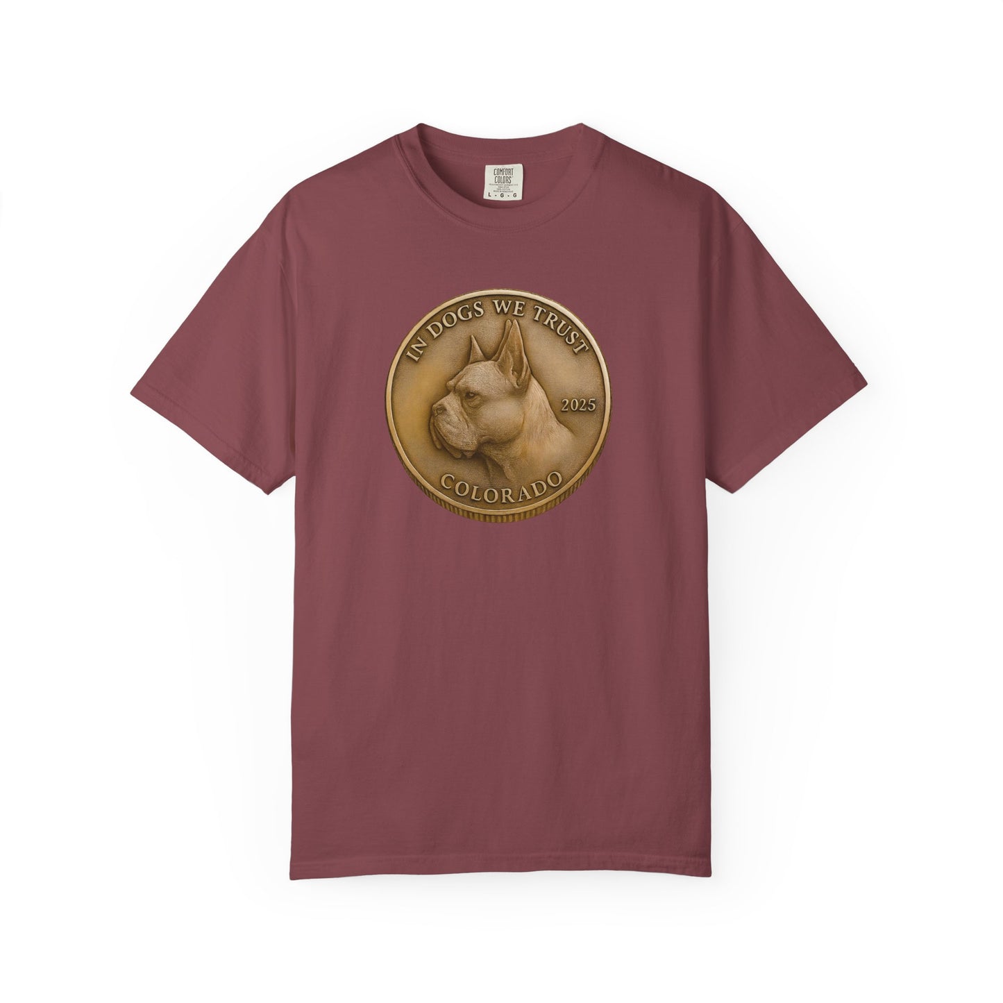 Colorado State Coin T-Shirt Collection - Proud Dog Breed Illustrations