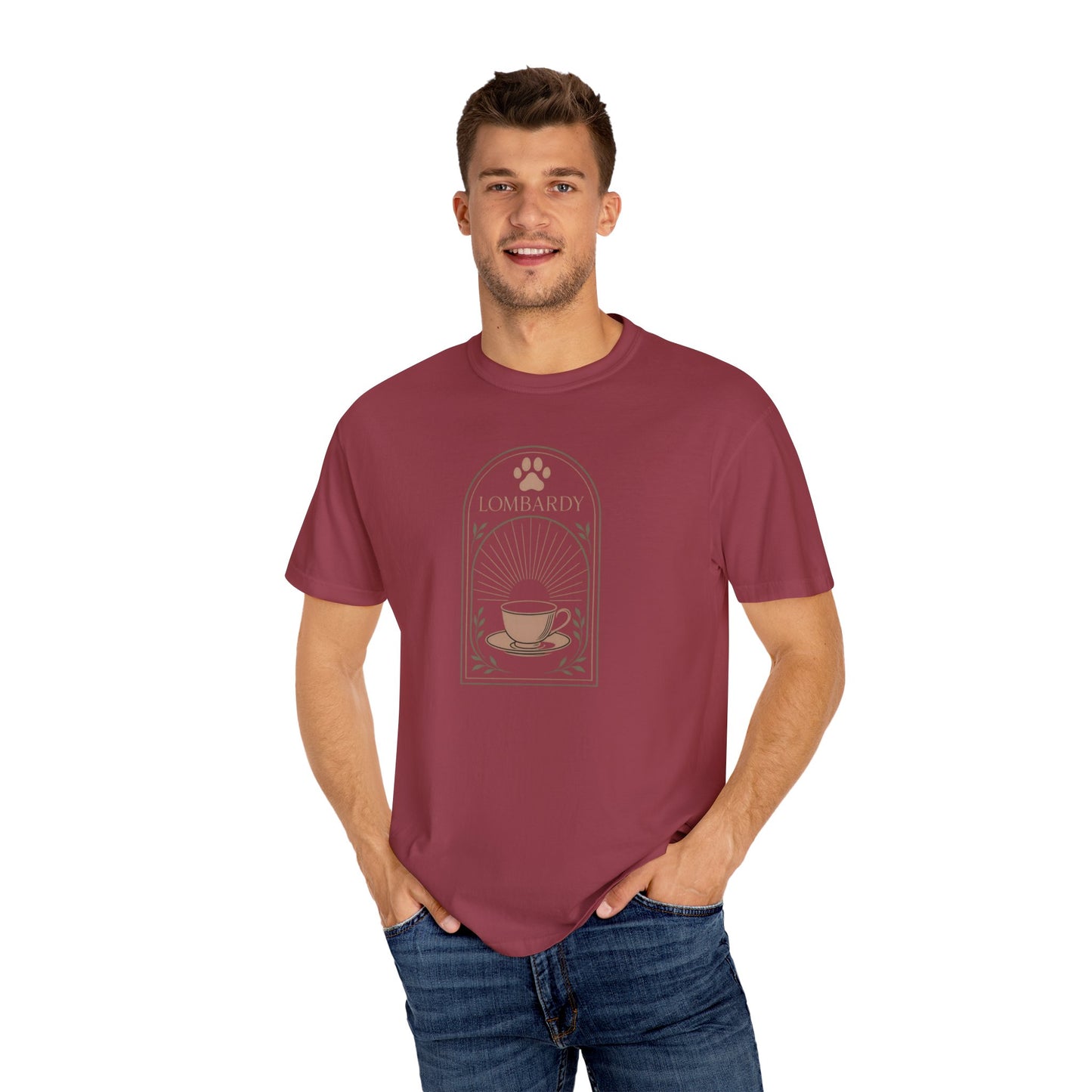 Coffee Lover's Unisex Garment-Dyed T-shirt, Soft Cotton Tee, Perfect Gift for Baristas, Coffee Enthusiasts, Homewear, Casual Style