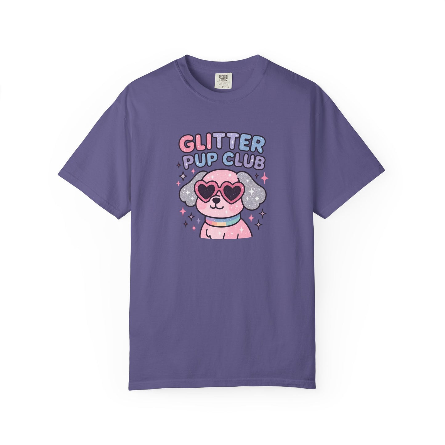 Glitter Pup Club Unisex T-Shirt, Cute Dog Tee, Pet Lovers Gift, Fun Casual Wear, Animal Lover Shirt, Summer Essentials