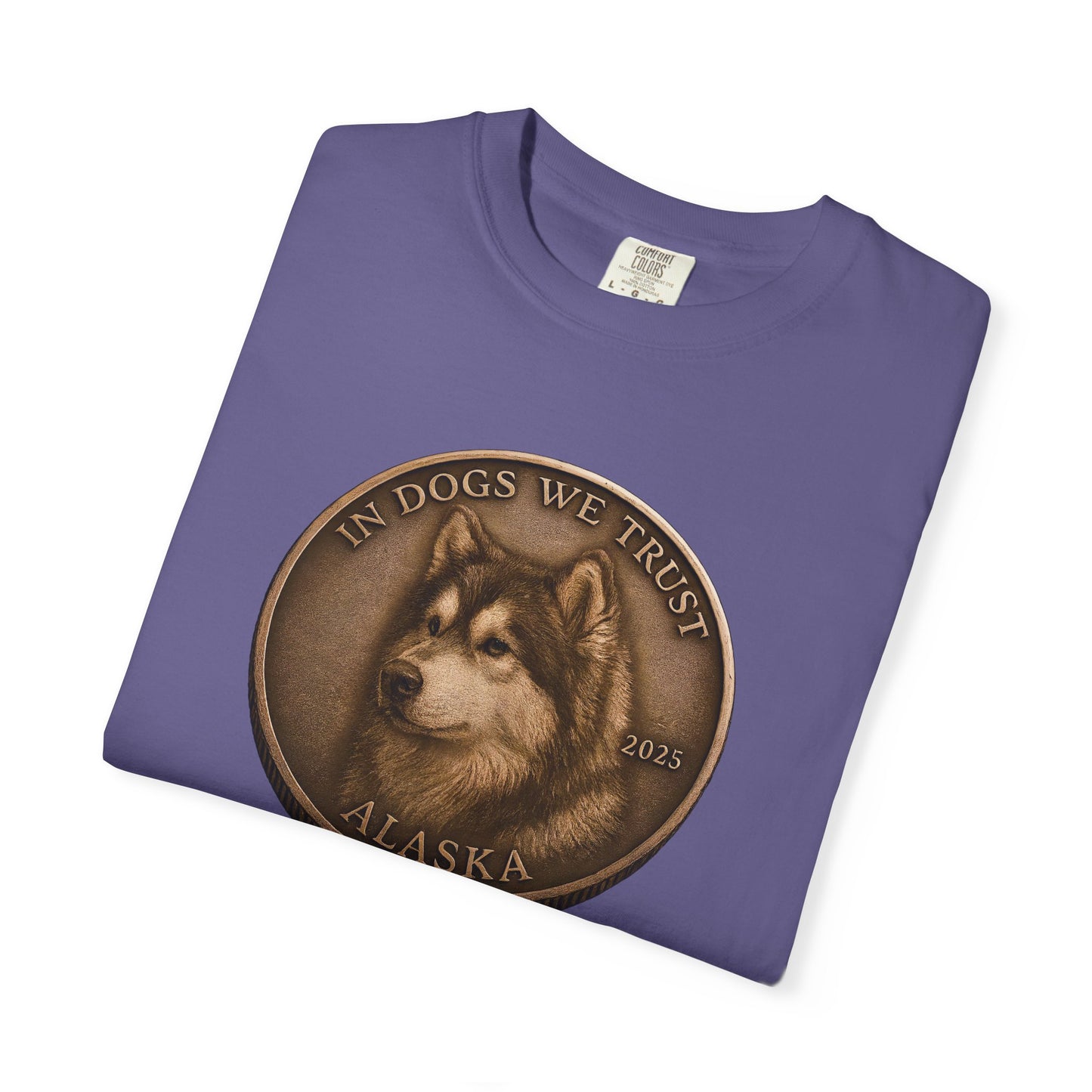 Alaska State Coin T-Shirt Collection - Proud Dog Breed Illustrations