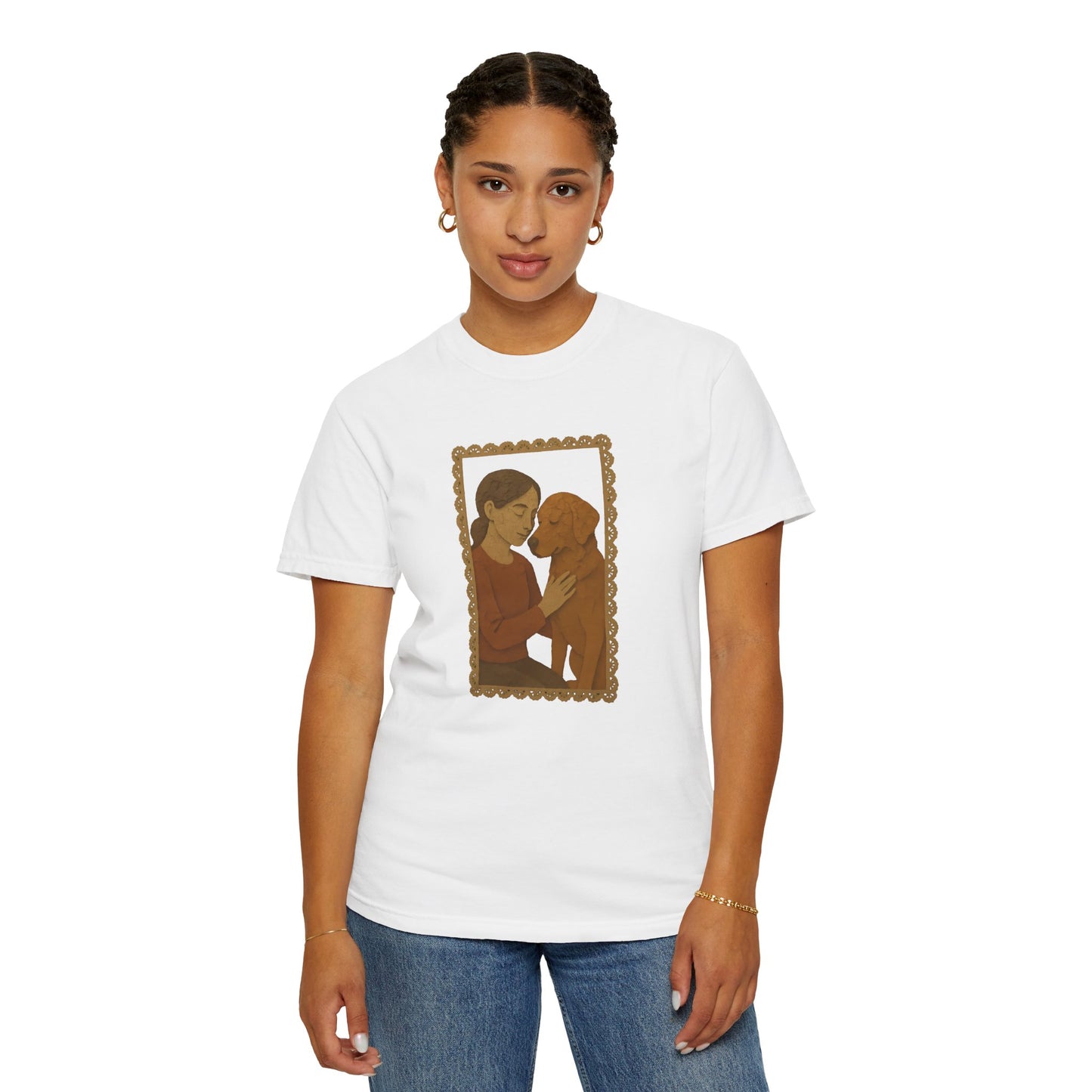 Dog Mom T-shirt - Unisex Garment-Dyed Tee for Pet Lovers