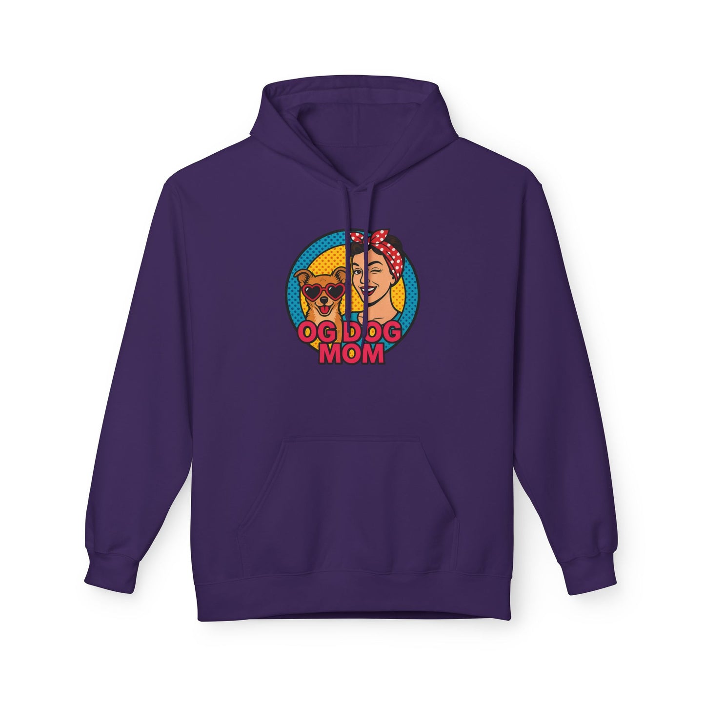 Hoodie for Dog Moms - Unisex Midweight Softstyle Fleece Hoodie