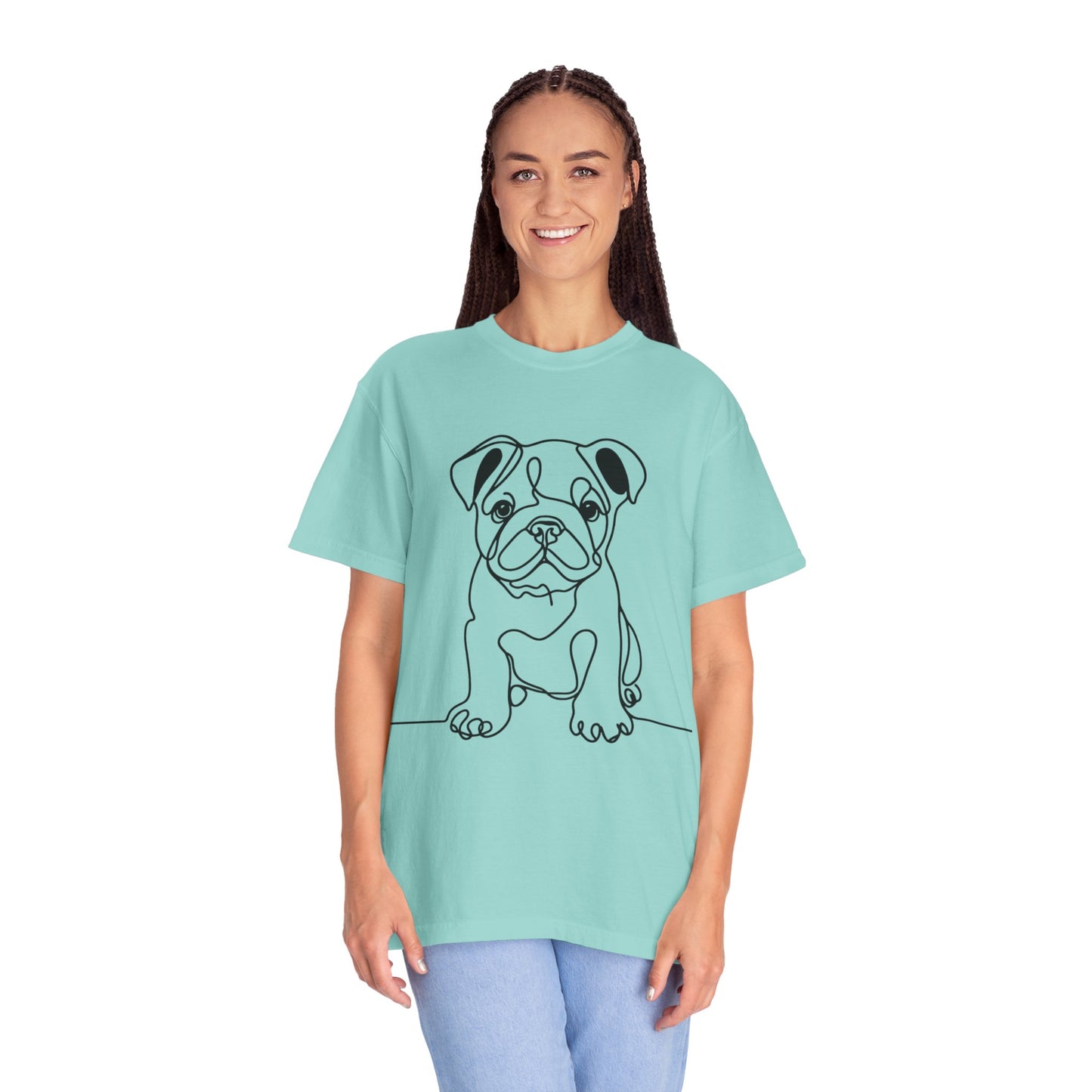 Adorable Bulldog Graphic Unisex T-Shirt