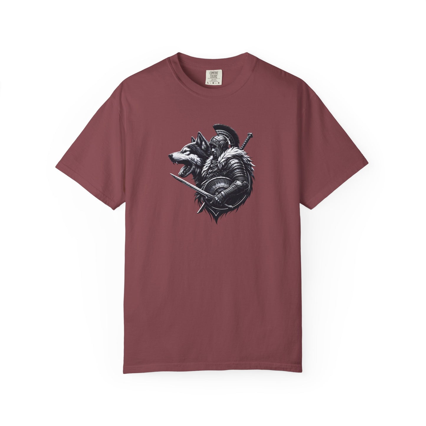Wolf Warrior Unisex Garment-Dyed T-shirt - Perfect for Nature Lovers and Adventure Seekers