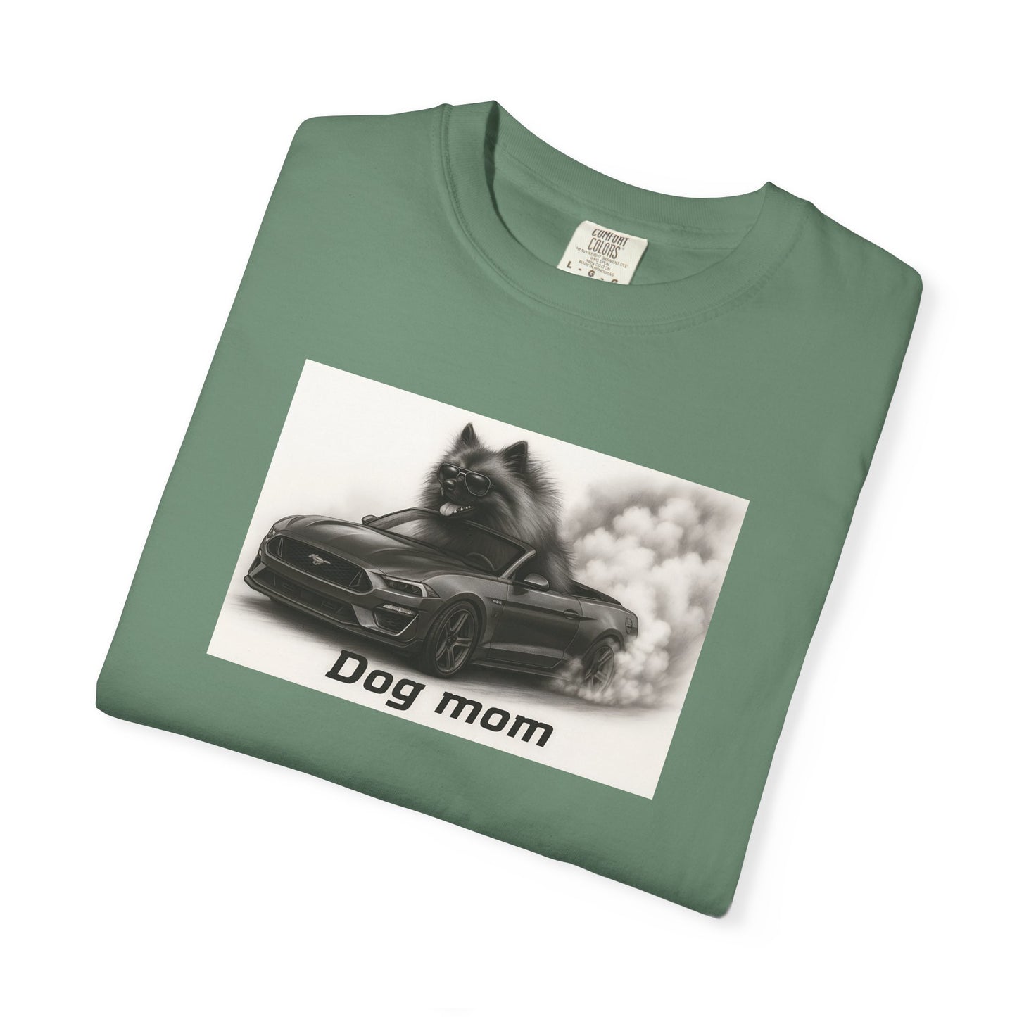 Dog Mom - Keeshond - “Cool Dogs in Cool Cars” T-Shirt Collection! 🐶🚗
