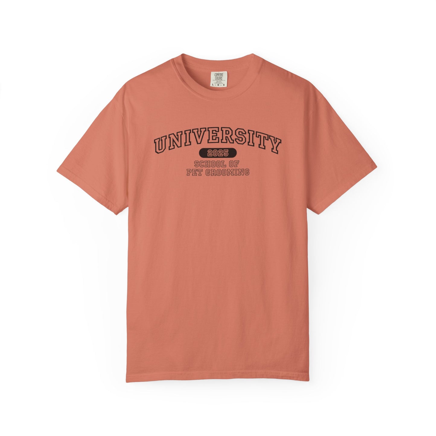 University School of Pet Grooming Unisex Garment-Dyed T-Shirt - University Style