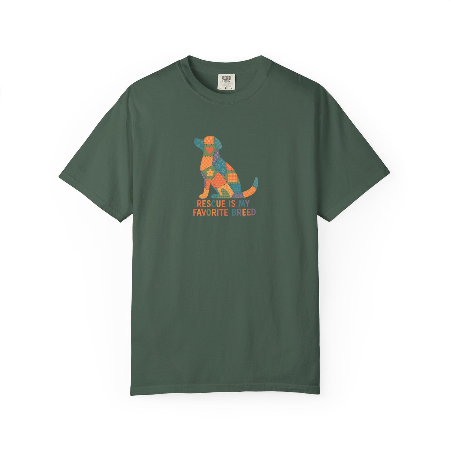 Rescue Is My Favorite Breed Unisex T-Shirt - Dog Lover Gift, Animal Rescue T-shirt, Casual Wear, Pet Adoption Tee, Gift for Dog Owners