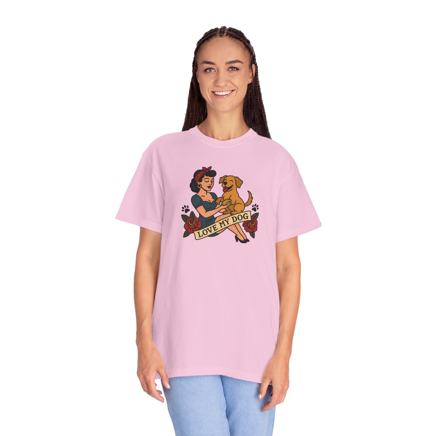 Love My Dog - T-Shirt, Perfect for Pet Owners, Gifts for Dog Lovers, Casual Wear, Love My Dog Shirt, Animal Lover Tee