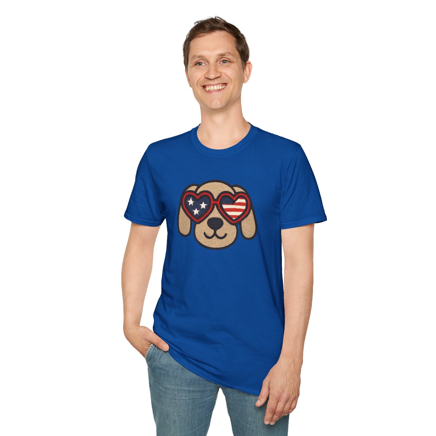 Patriotic Unisex T-Shirt with Flag Design, USA Pride Shirt, Everyday Wear, 4th of July Gift, Casual Style, American Flag Tee