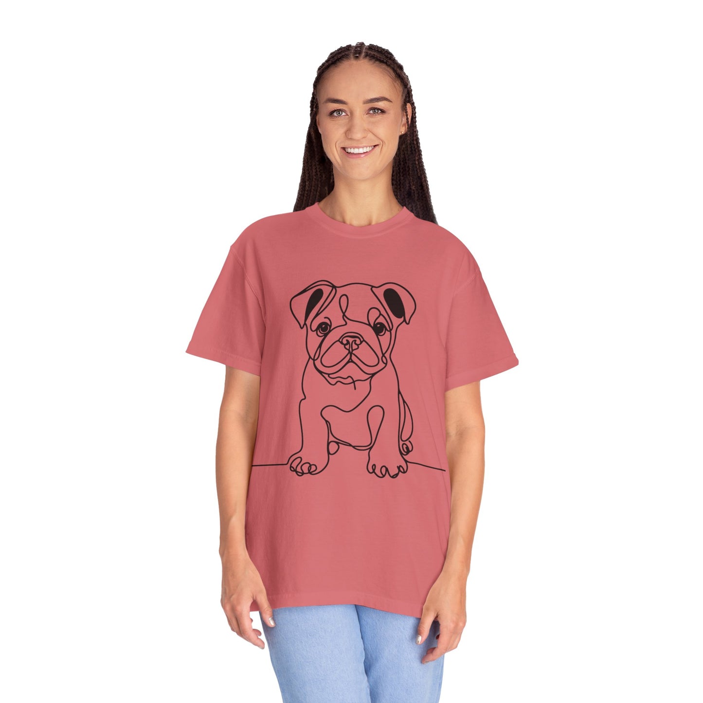 Adorable Bulldog Graphic Unisex T-Shirt