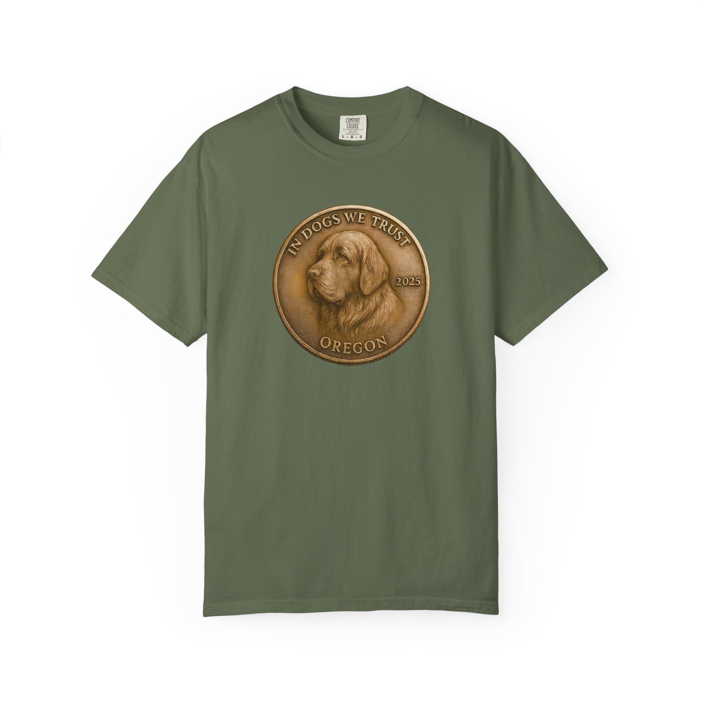 Oregon State Coin T-Shirt Collection - Proud Dog Breed Illustrations