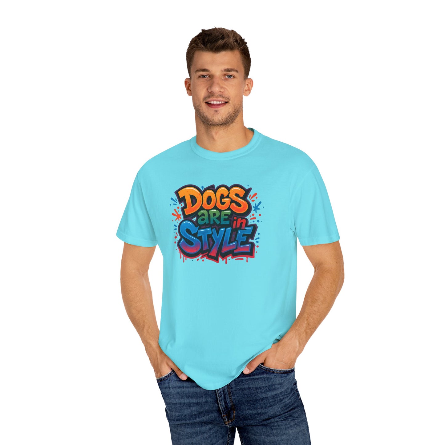 Stylish Dog Lovers T-Shirt - "Dogs are in STYLE"