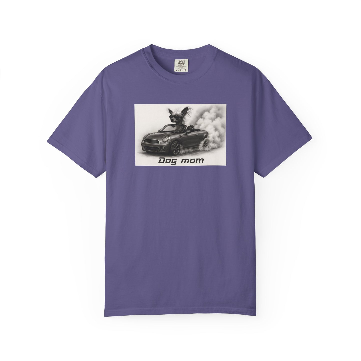 Dog Mom - Chinese Crested- “Cool Dogs in Cool Cars” T-Shirt Collection! 🐶🚗