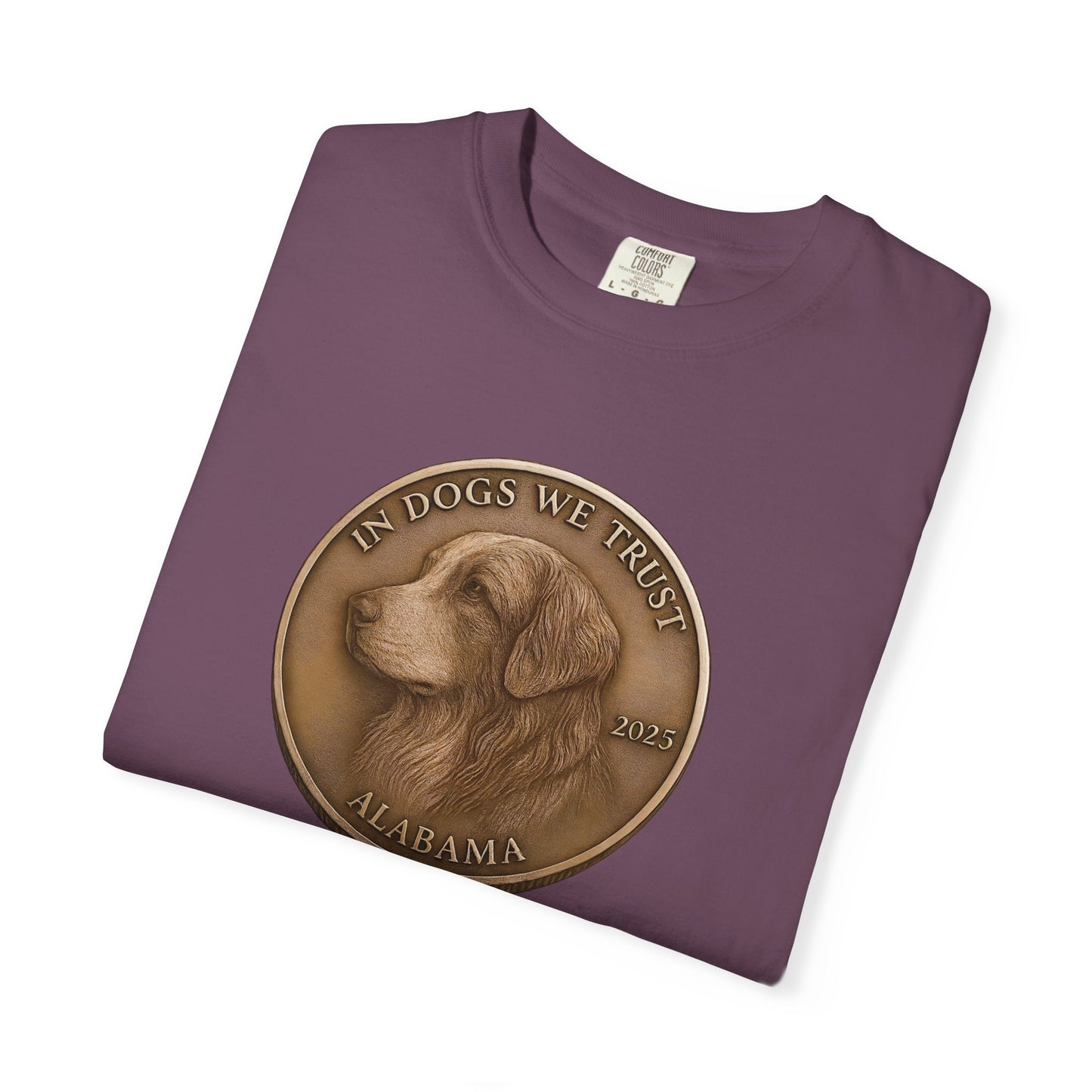 Alabama State Coin T-Shirt Collection - Proud Dog Breed Illustrations