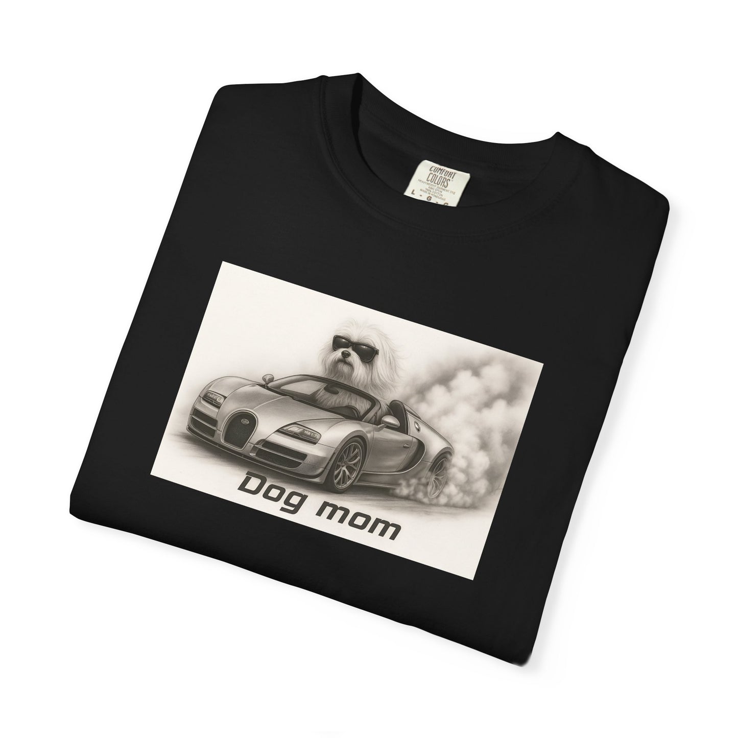 Dog Mom - Maltese Terrier - “Cool Dogs in Cool Cars” T-Shirt Collection! 🐶🚗