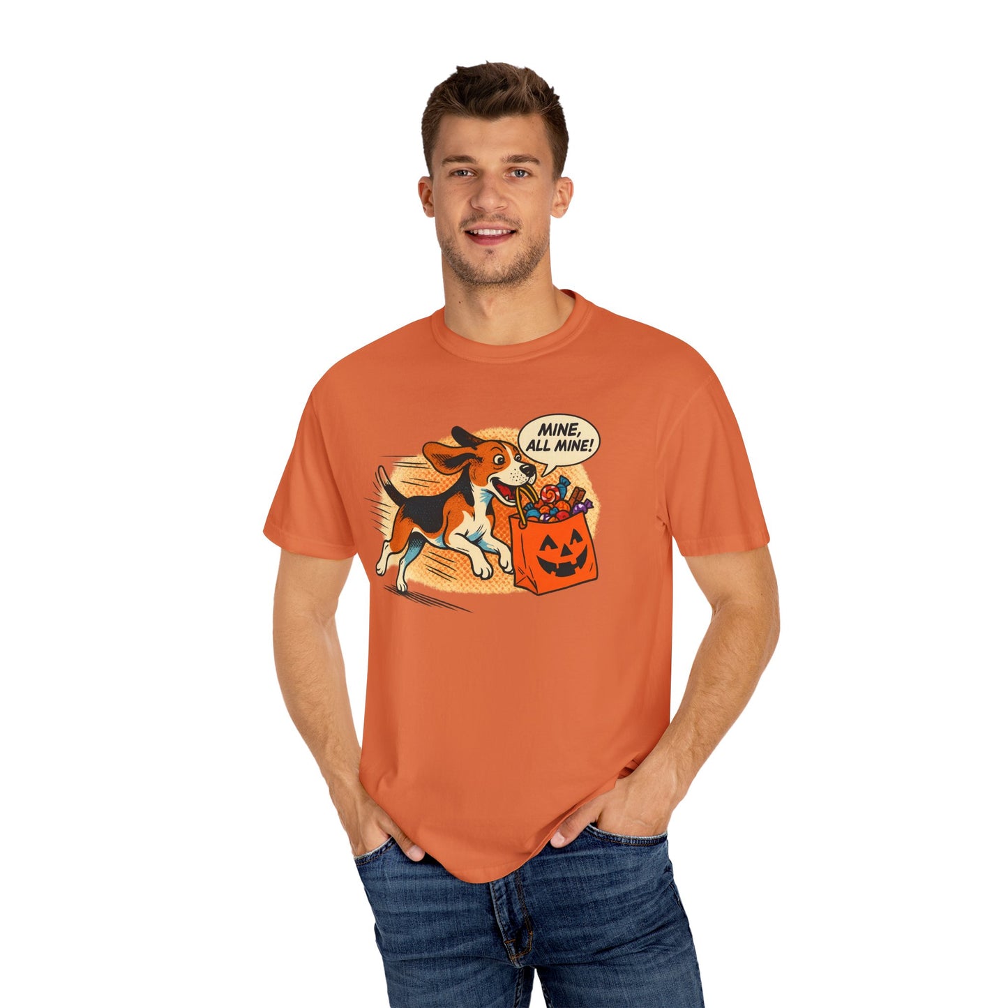 Playful Halloween Dog T-Shirt | Cute Pet Lover Tee, Unisex Graphic Shirt, Funny Fall Apparel, Gift for Dog Owners