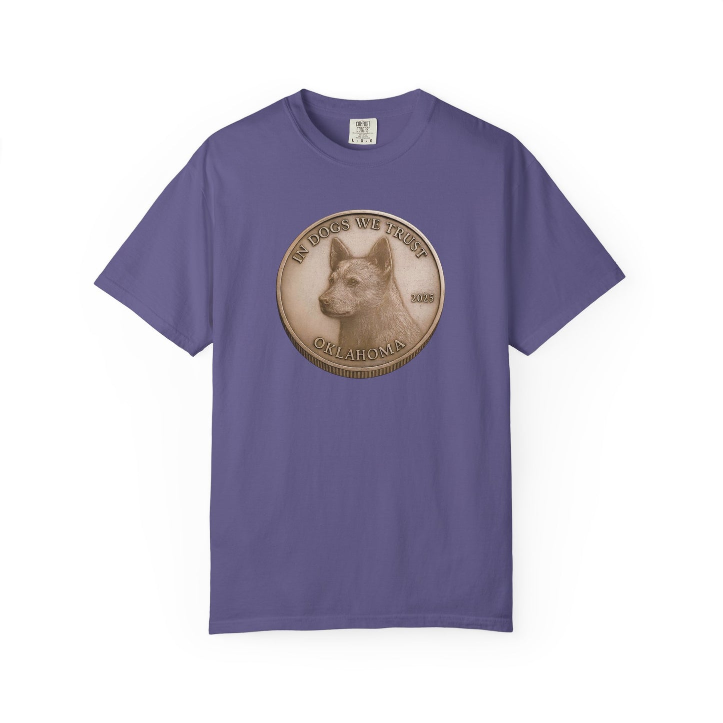 Oklahoma State Coin T-Shirt Collection - Proud Dog Breed Illustrations