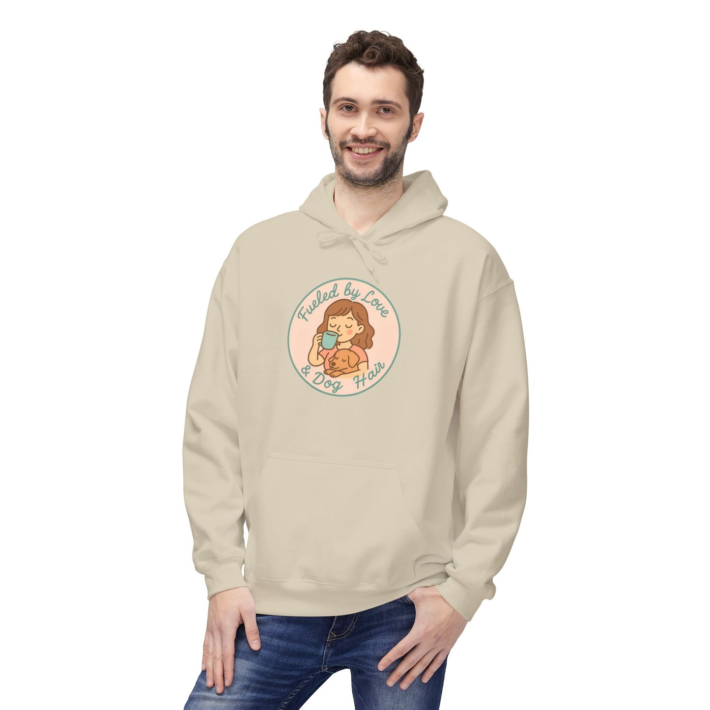 Hoodie for Dog Moms - Unisex Midweight Softstyle Fleece Hoodie