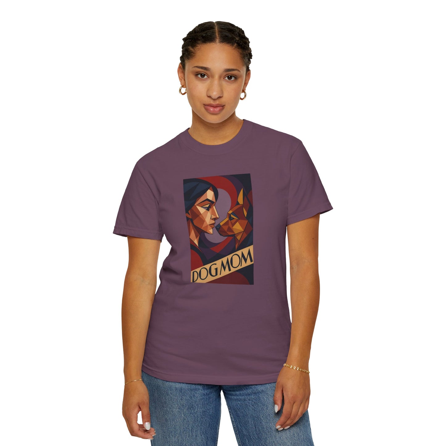 Dog Mom Graphic T-Shirt, Perfect Gift for Pet Lovers, Animal Lover Tee, Birthday Gift for Mom, Comfortable Casual Wear, Everyday Style