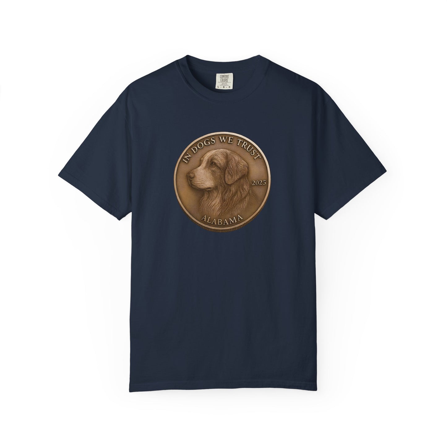 Alabama State Coin T-Shirt Collection - Proud Dog Breed Illustrations
