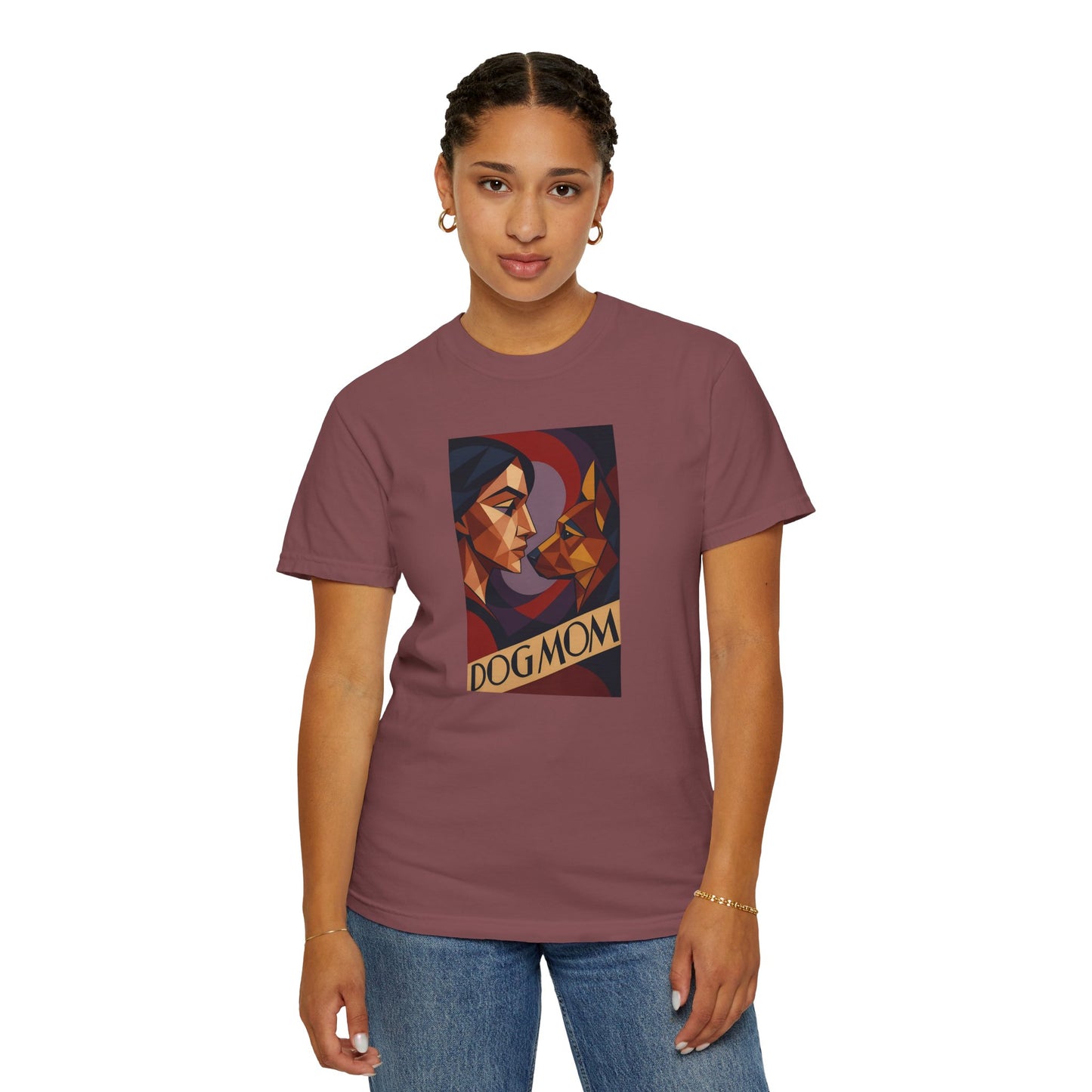 Dog Mom Graphic T-Shirt, Perfect Gift for Pet Lovers, Animal Lover Tee, Birthday Gift for Mom, Comfortable Casual Wear, Everyday Style
