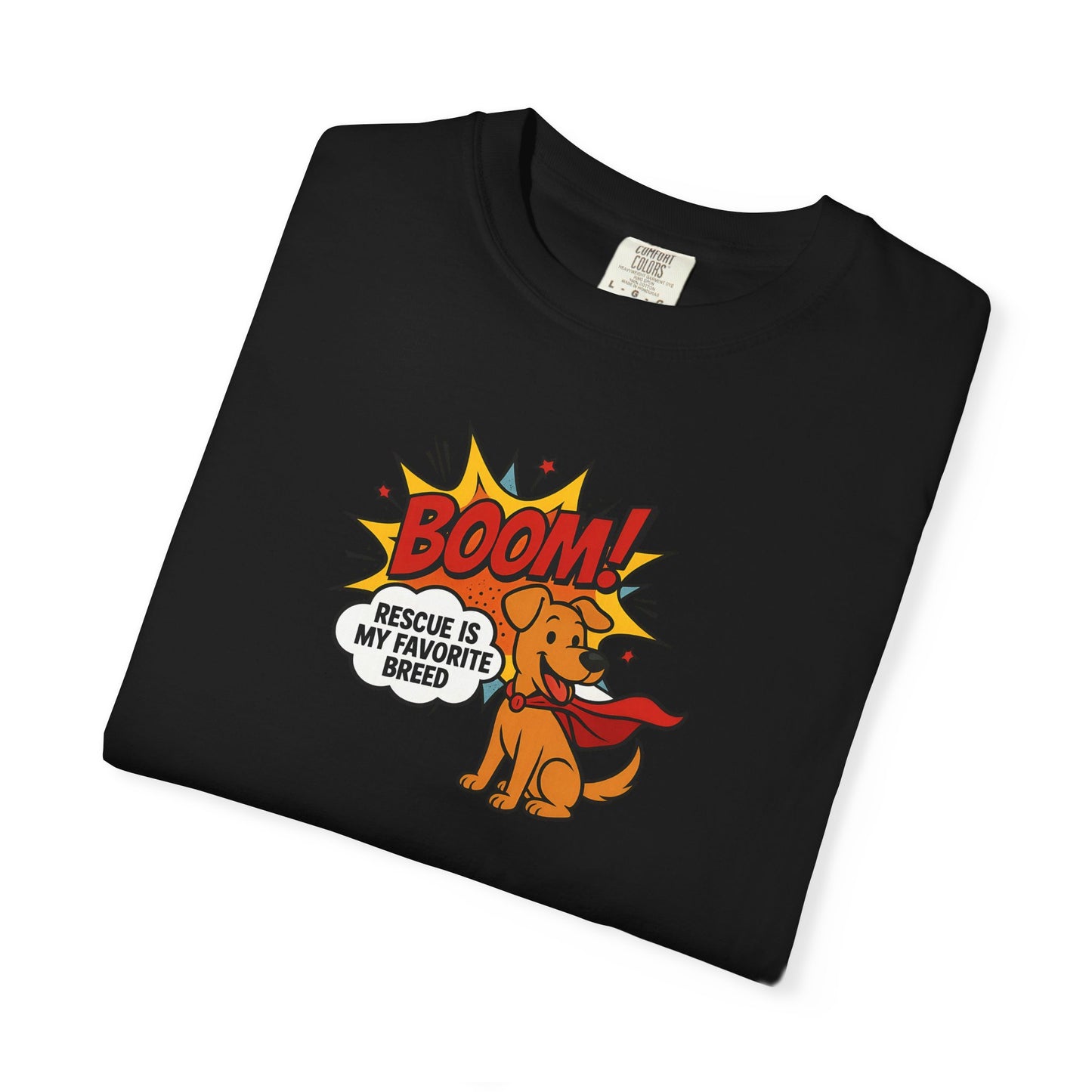 Superhero Dog Rescue T-Shirt | Fun Graphic Tee, Gift for Dog Lovers, Casual Wear, Pet Lover Shirt, Birthday Present, Animal Apparel
