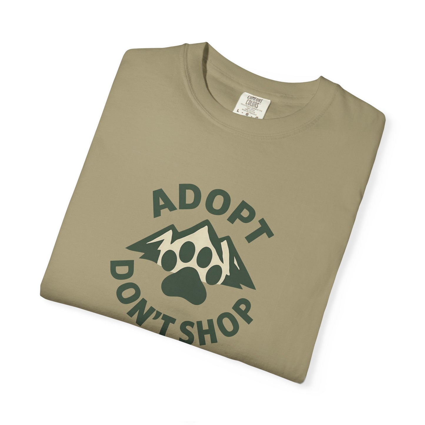 Adopt Don't Shop T-Shirt, Eco-Friendly Tee, Animal Rescue Shirt, Casual Wear, Gift for Pet Lovers, Perfect for Adoption Events
