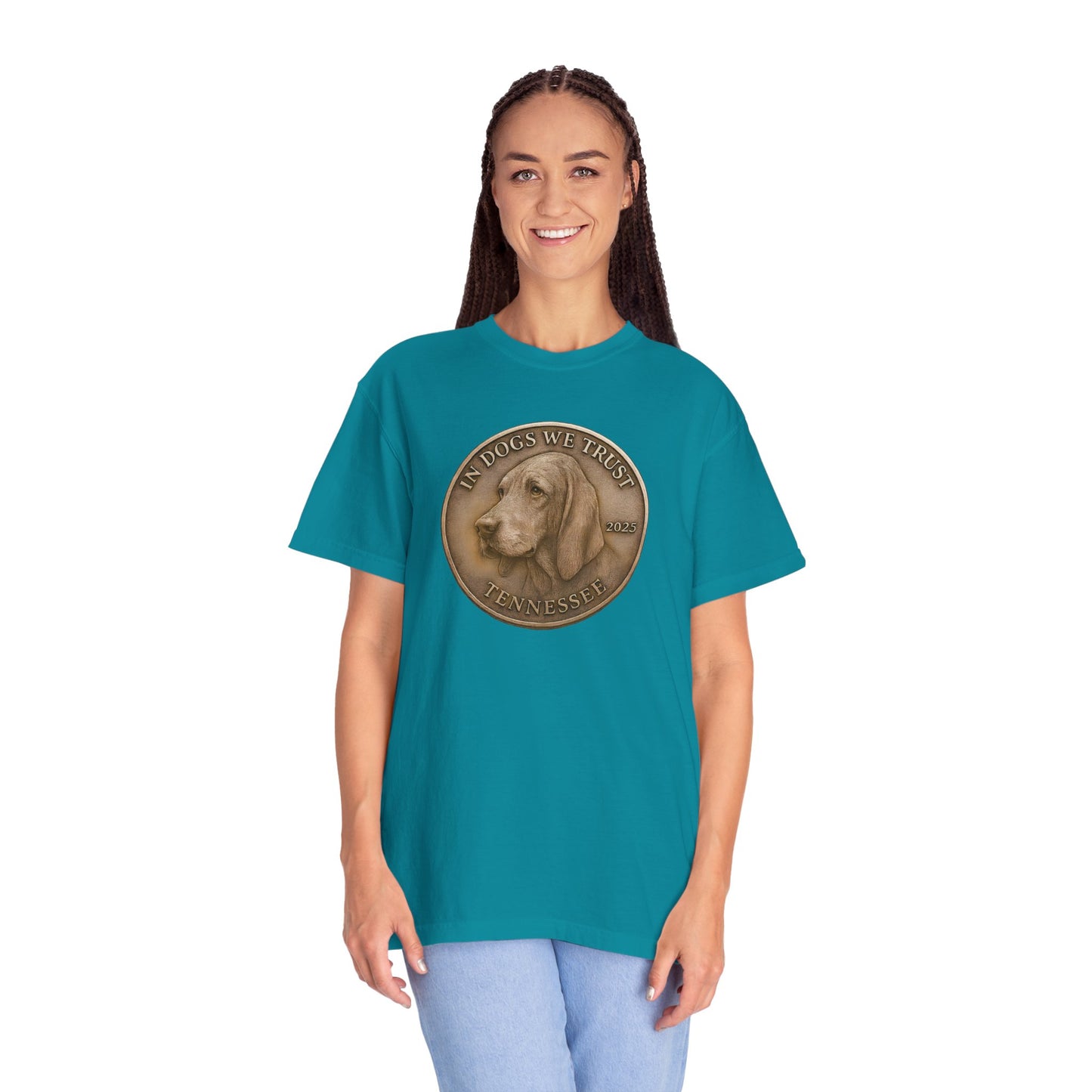 Tennessee State Coin T-Shirt Collection - Proud Dog Breed Illustrations