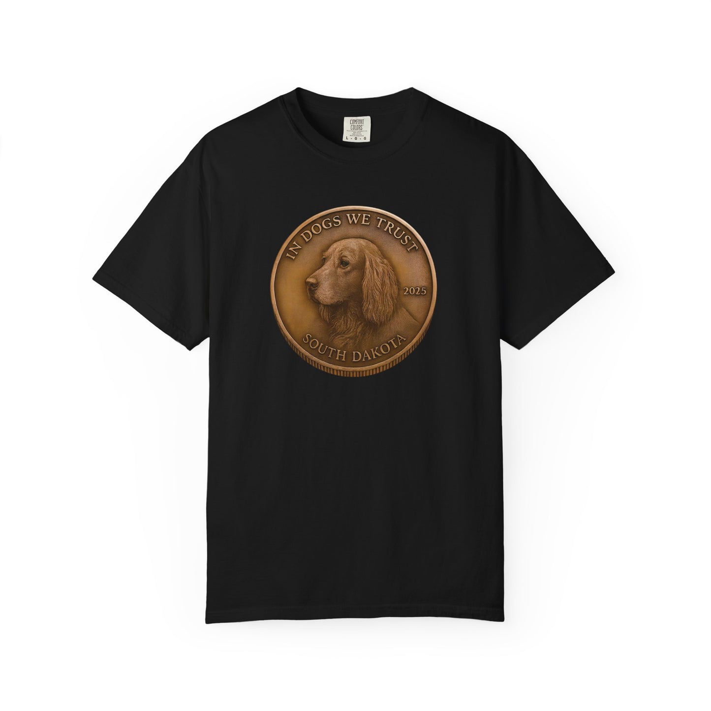 South Dakota State Coin T-Shirt Collection - Proud Dog Breed Illustrations