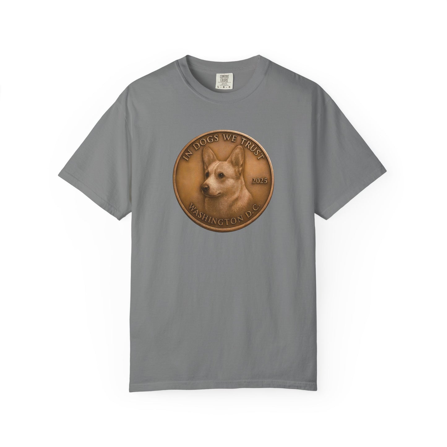 Washington DC State Coin T-Shirt Collection - Proud Dog Breed Illustrations