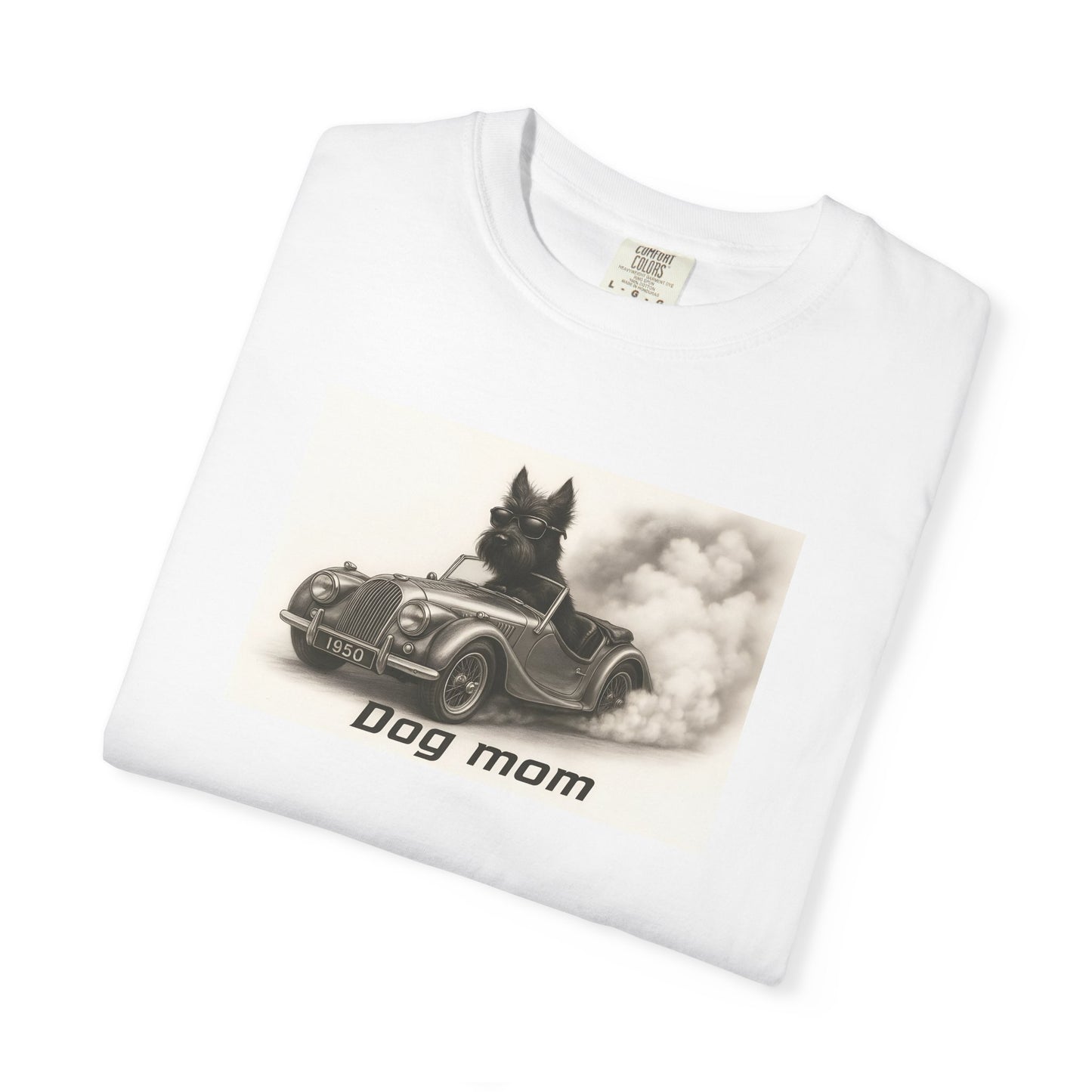 Dog Mom - Scottish Terrier - “Cool Dogs in Cool Cars” T-Shirt Collection! 🐶🚗