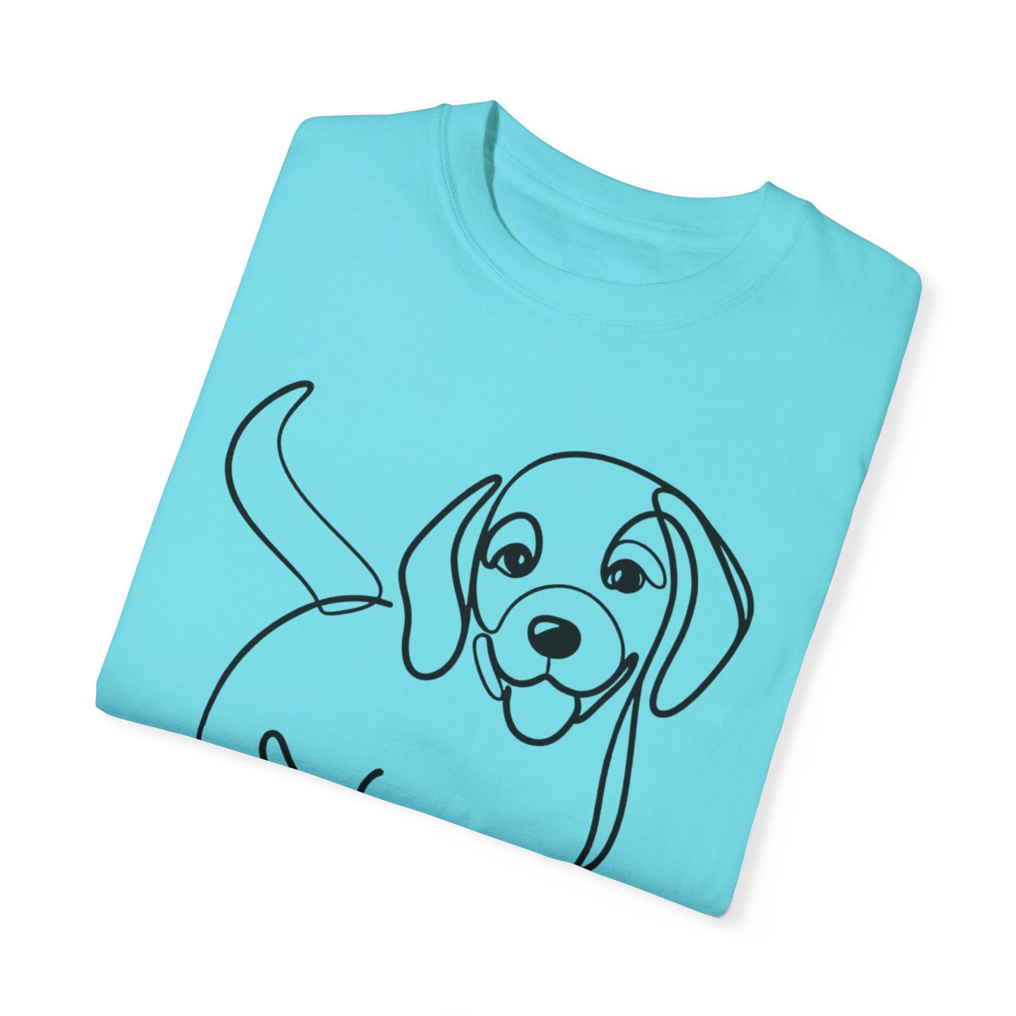 I๐ถ Nose First โ Minimalist Beagle Line Art Tee - Perfect for Dog Lovers