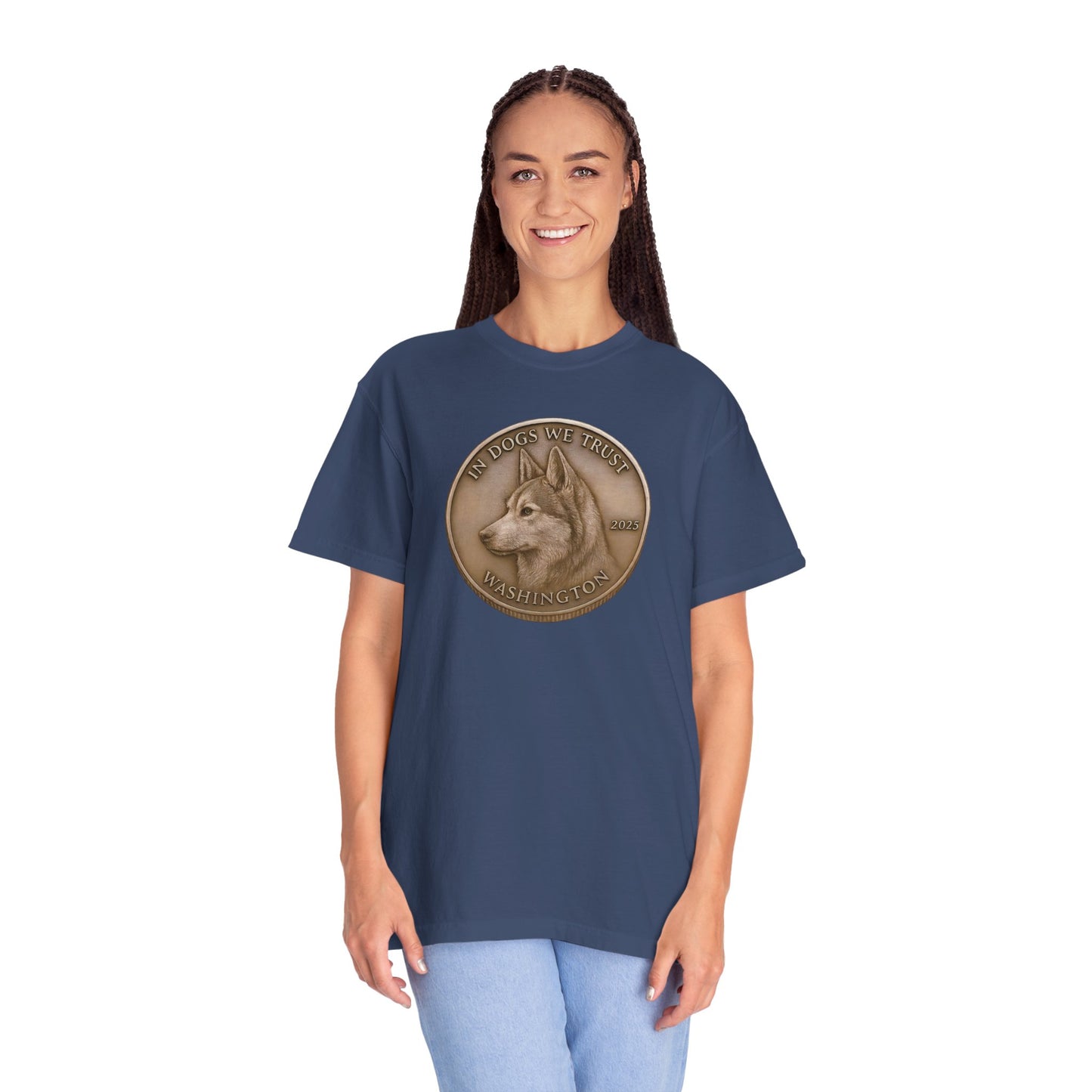 Washington State Coin T-Shirt Collection - Proud Dog Breed Illustrations