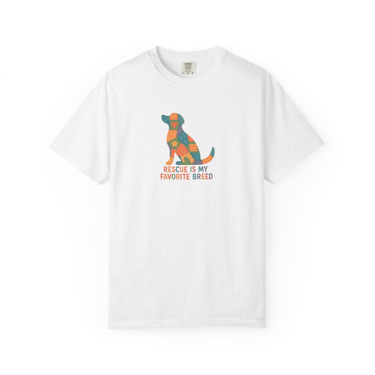 Rescue Is My Favorite Breed Unisex T-Shirt - Dog Lover Gift, Animal Rescue T-shirt, Casual Wear, Pet Adoption Tee, Gift for Dog Owners