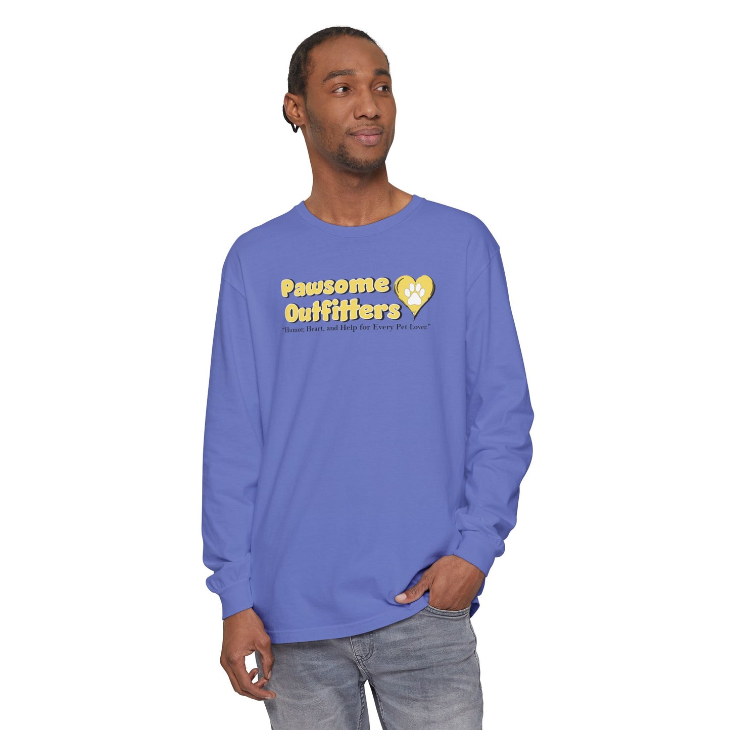 Pawsome Outfitters Unisex Garment-dyed Long Sleeve T-Shirt