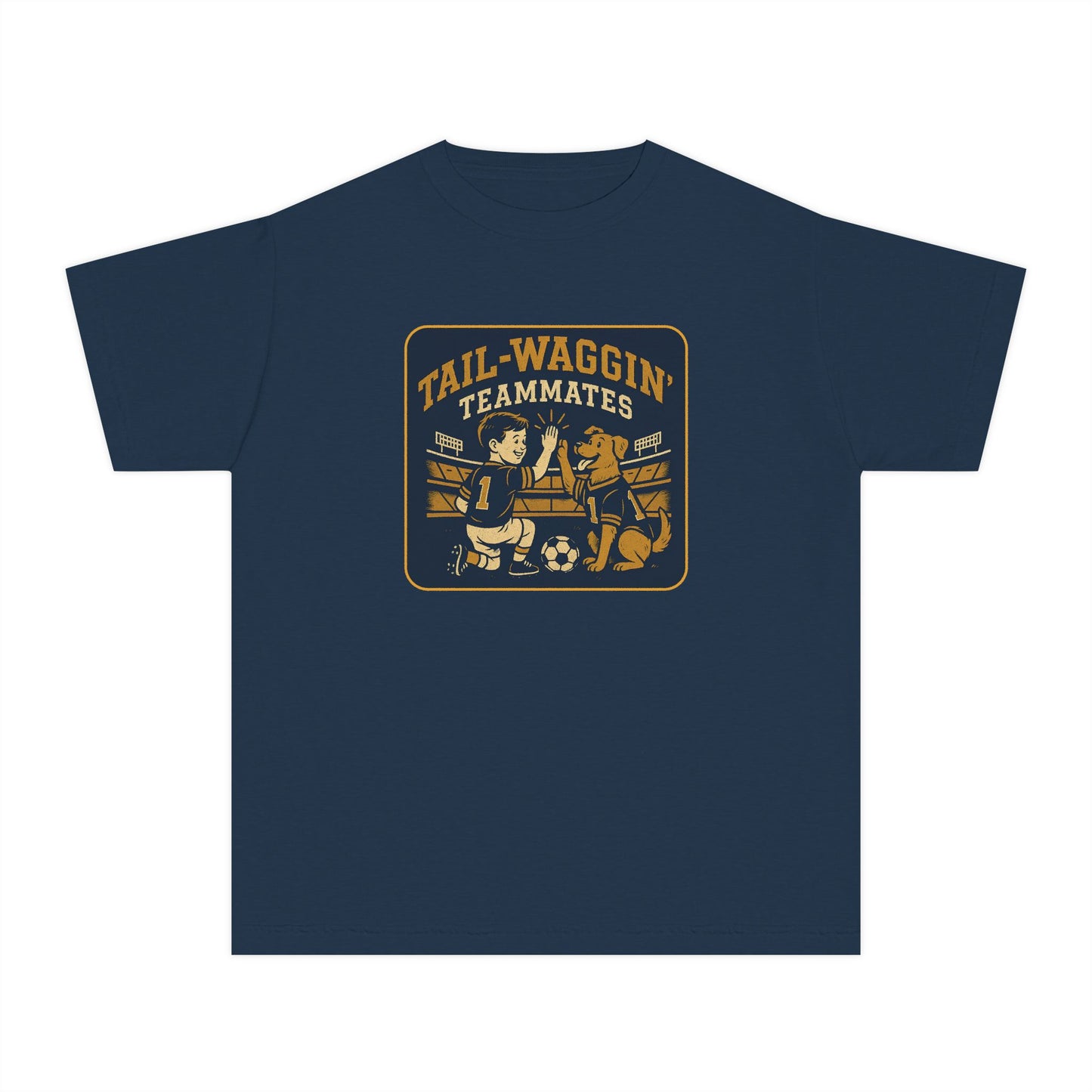 Youth Tee Tail-Waggin' Teammates Midweight