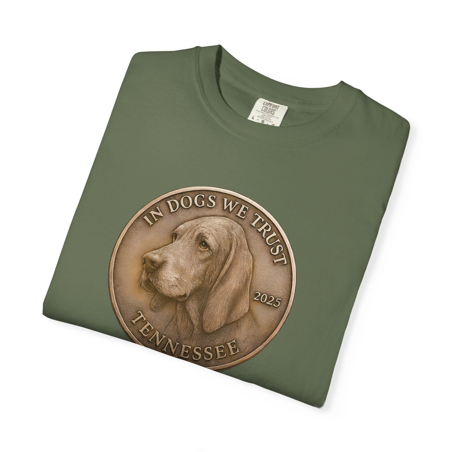 Tennessee State Coin T-Shirt Collection - Proud Dog Breed Illustrations