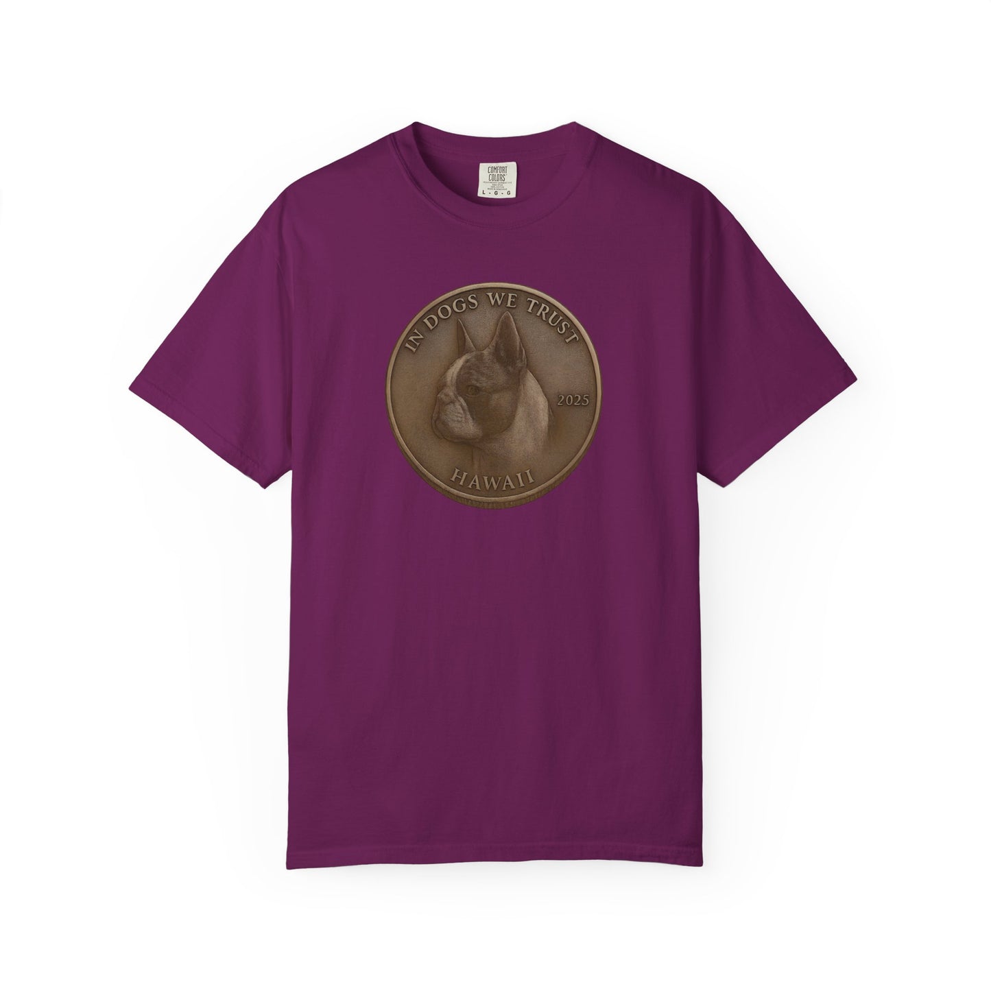 Hawaii State Coin T-Shirt Collection - Proud Dog Breed Illustrations