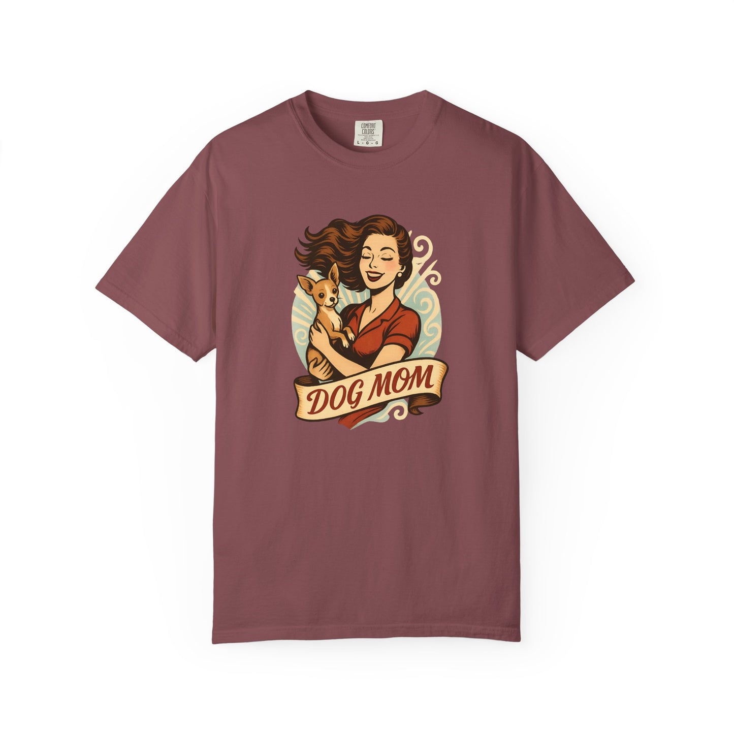 Dog Mom T-Shirt, Unisex Dog Lover Tee, Pet Owner Gift, Cute Dog Theme Apparel, Mother's Day Gift Idea, Casual Dog Mom Outfit