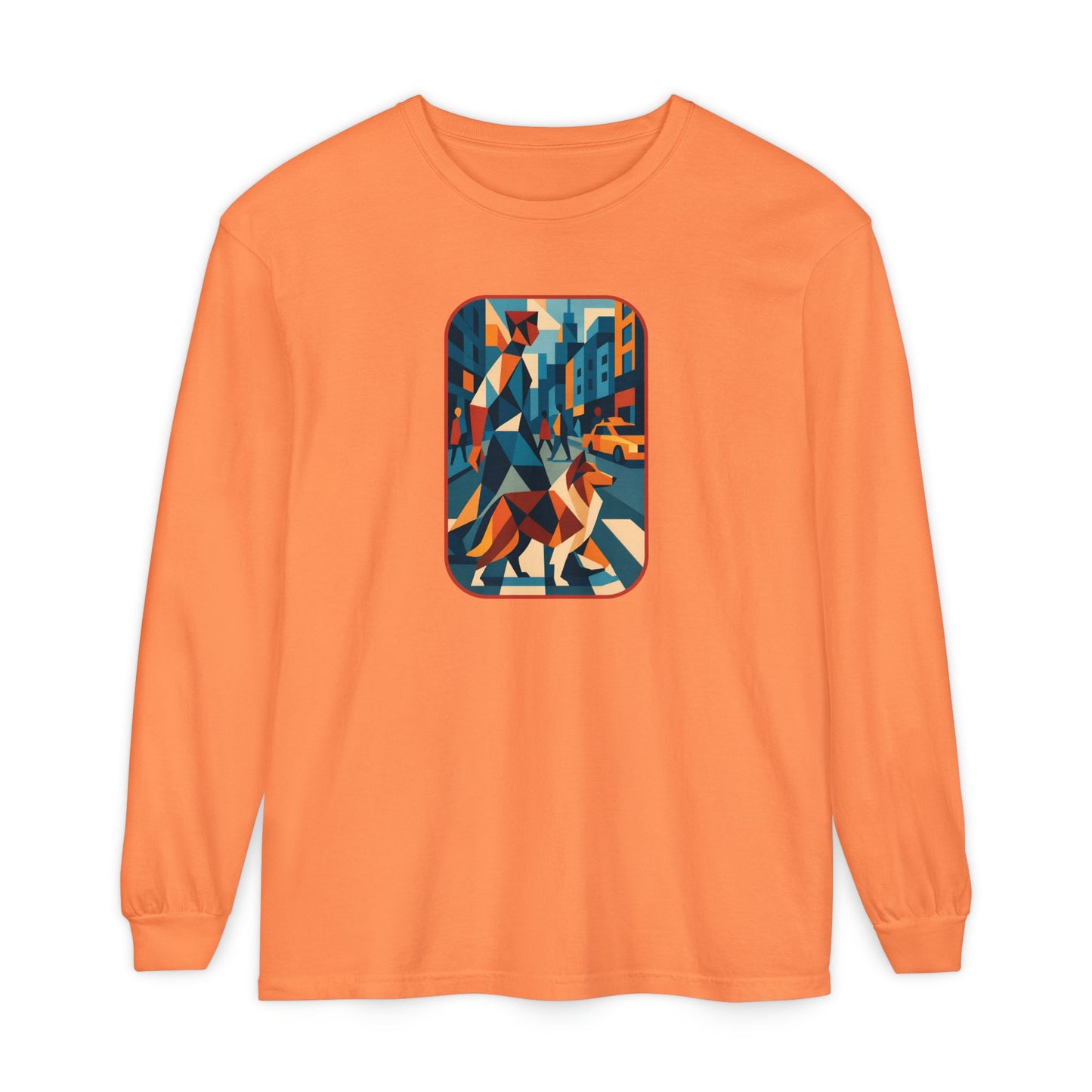 City Walk Tee for Animal Lovers, Casual Wear, Gift for Him/Her, Art-Inspired Apparel, Unique Artwork T-Shirt