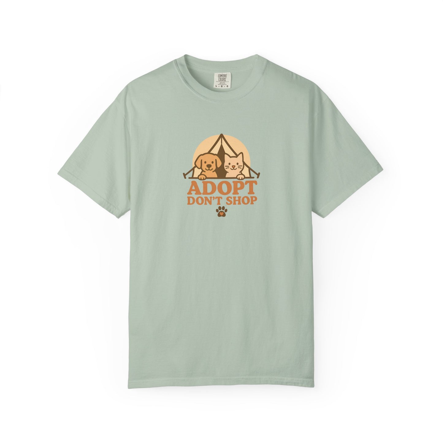 Adopt Don't Shop T-Shirt, Eco-Friendly Tee, Animal Rescue Shirt, Casual Wear, Gift for Pet Lovers, Perfect for Adoption Events