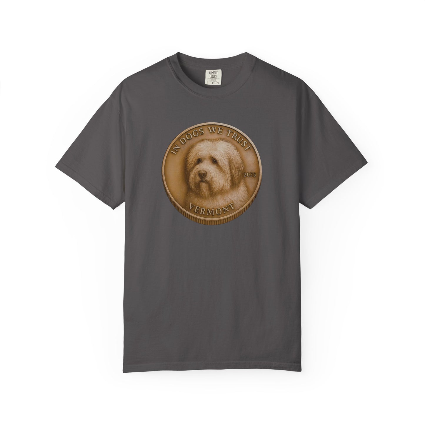 Vermont State Coin T-Shirt Collection - Proud Dog Breed Illustrations