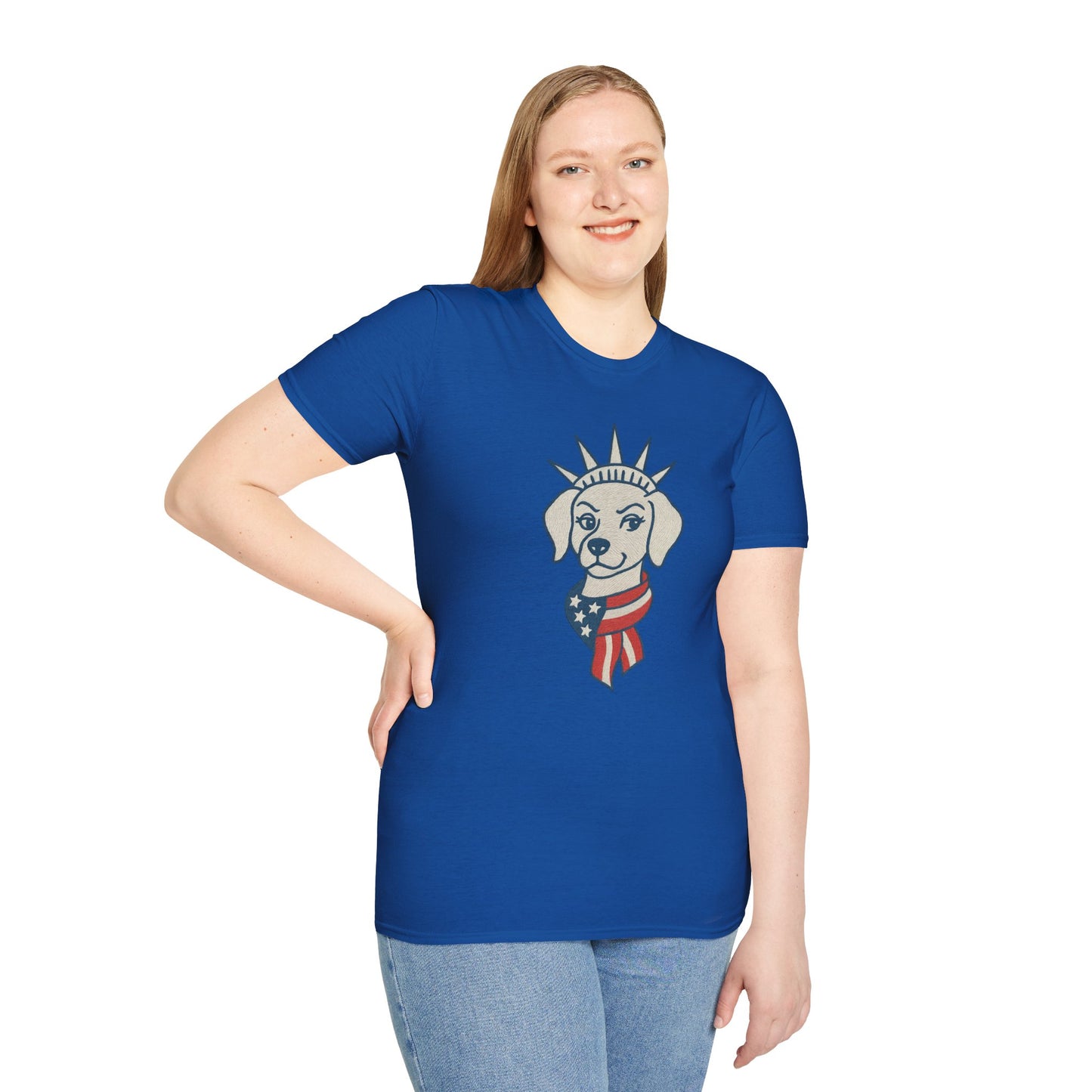 Patriotic Unisex T-Shirt with Flag Design, USA Pride Shirt, Everyday Wear, 4th of July Gift, Casual Style, American Flag Tee